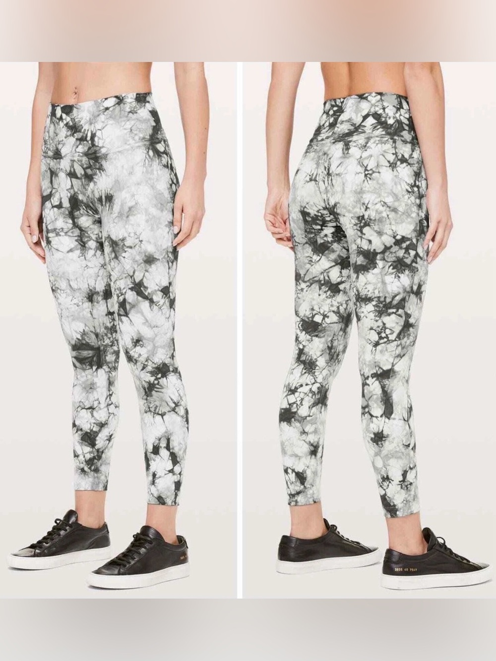 Lululemon Wunder Under Hi-Rise 7/8 Tight *Dual Shibori Full-On Luxtreme 25" Sz 4